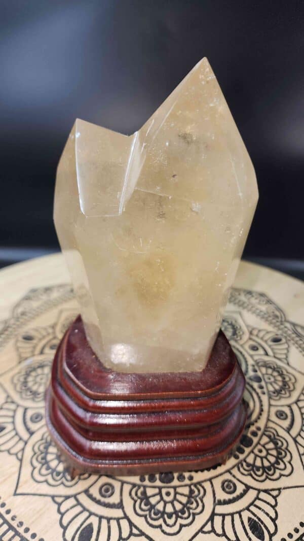 Natural Citrine Crystal Twin Tower - Image 2
