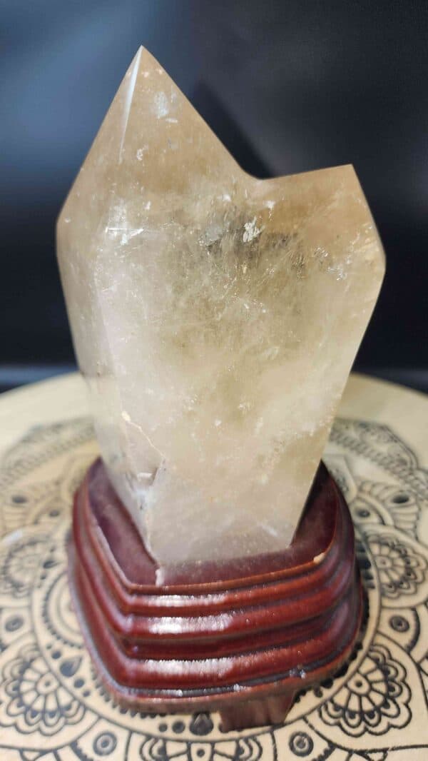 Natural Citrine Crystal Twin Tower