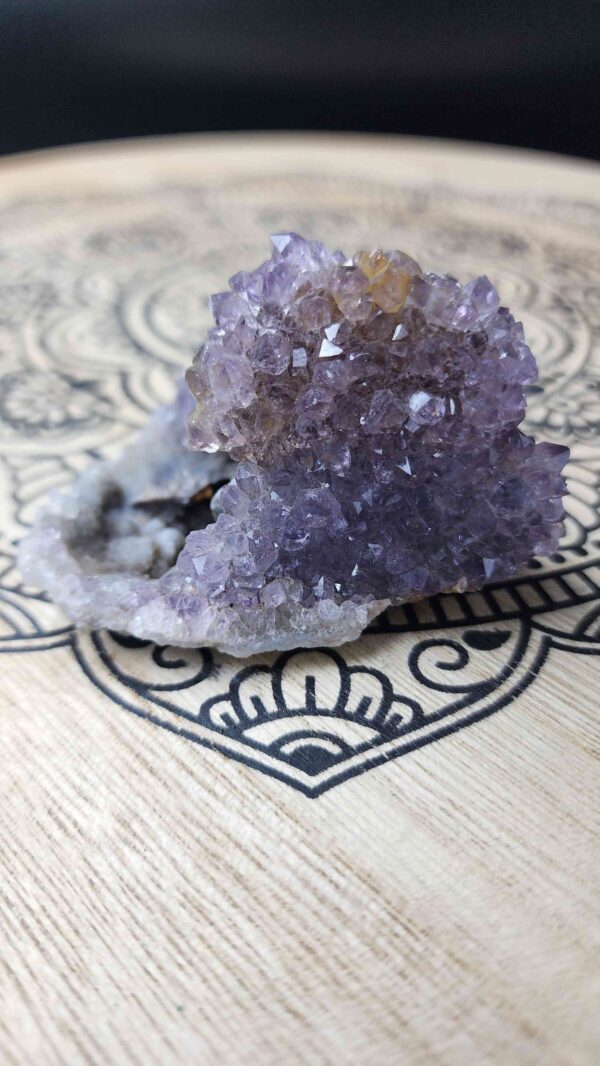 Natural Brazilian Amethyst Crystal Cluster - Image 2