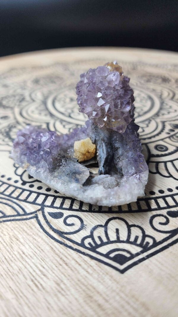 Natural Brazilian Amethyst Crystal Cluster - Image 3