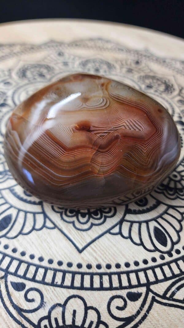 Sardonyx Crystal Palmstone