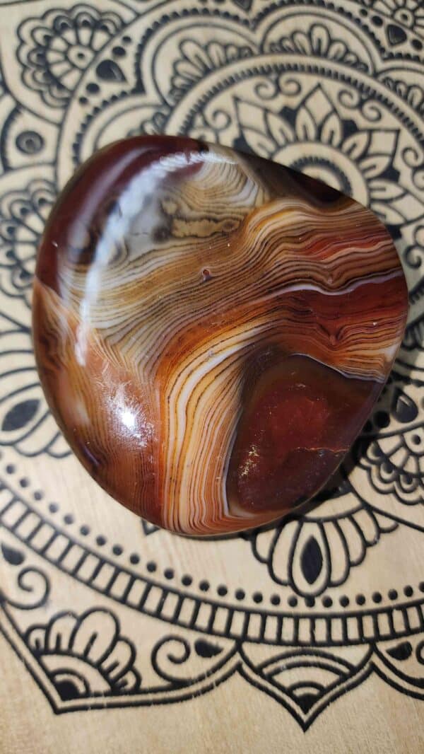 Sardonyx Crystal Palmstone