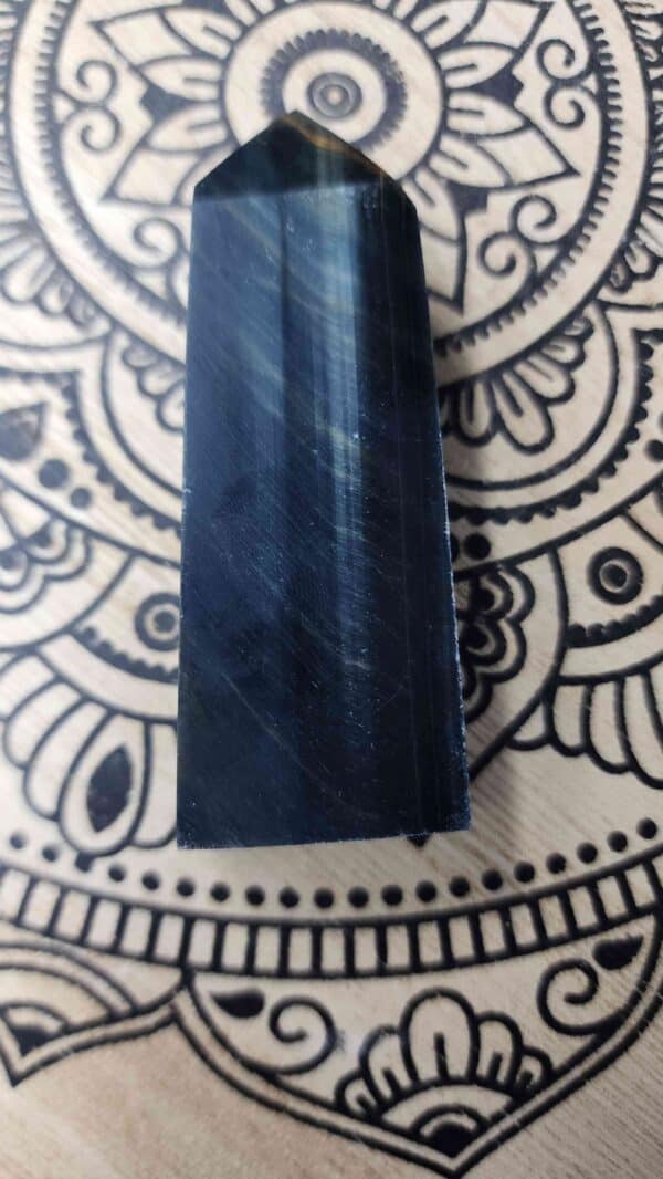Blue Tigers Eye Crystal Point