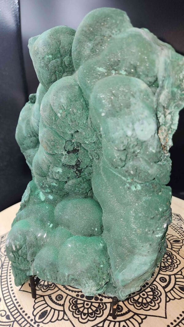 Raw Malachite Crystal Cluster
