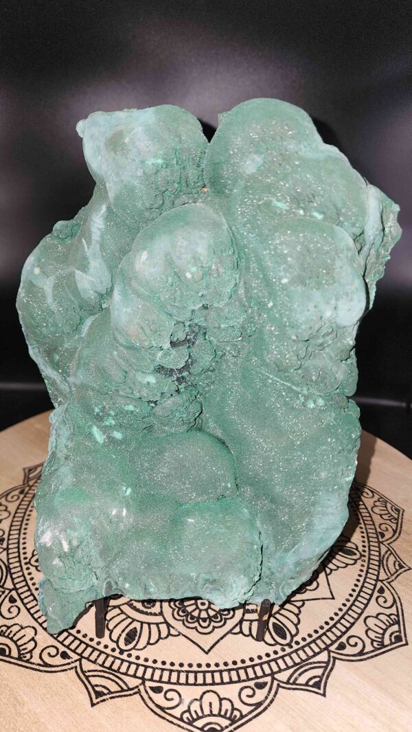 Raw Malachite Crystal Cluster - Image 2