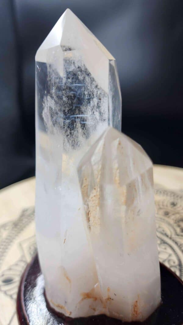 Rare Blue Needle Quartz Twin Tower - Image 2