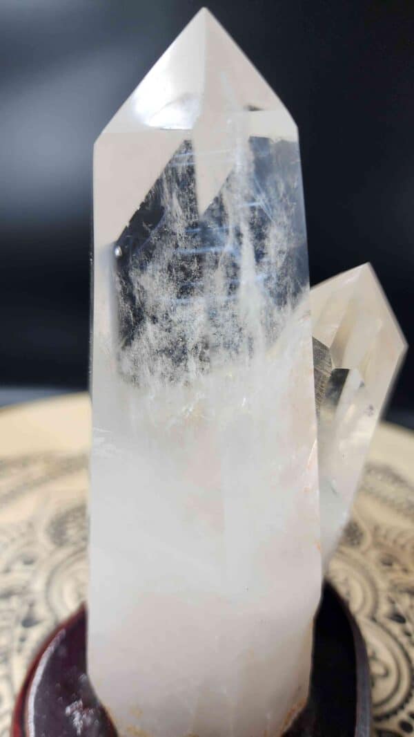 Rare Blue Needle Quartz Twin Tower