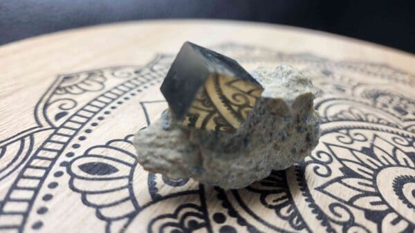 Pyrite Cube In Matrix