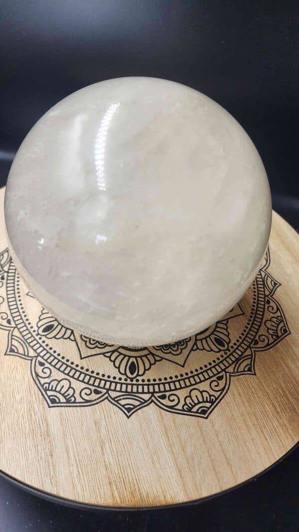 Natural Clear Quartz Crystal Sphere