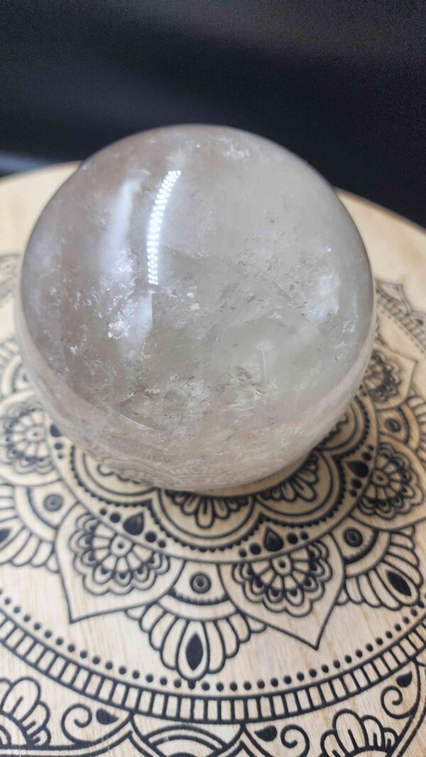 Natural Clear Quartz Crystal Sphere - Image 2
