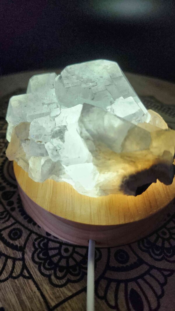 Apophyllite Crystal Lamp - Image 2
