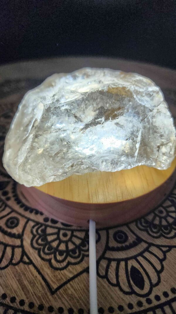 Raw Smokey Quartz Crystal Lamp - Image 2