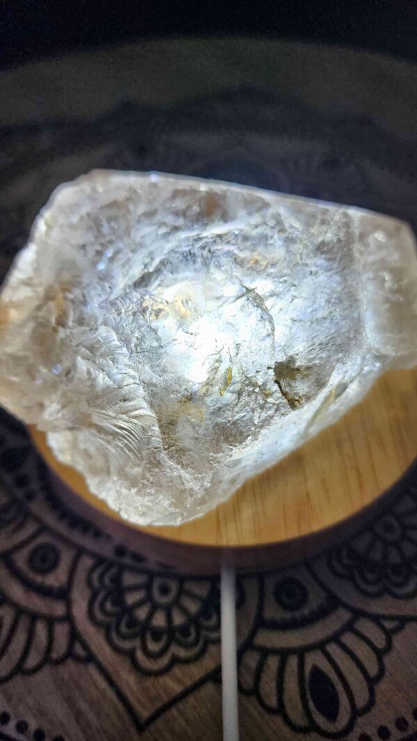 Raw Smokey Quartz Crystal Lamp