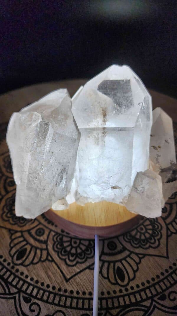 Brazilian Quartz Crystal Lamp
