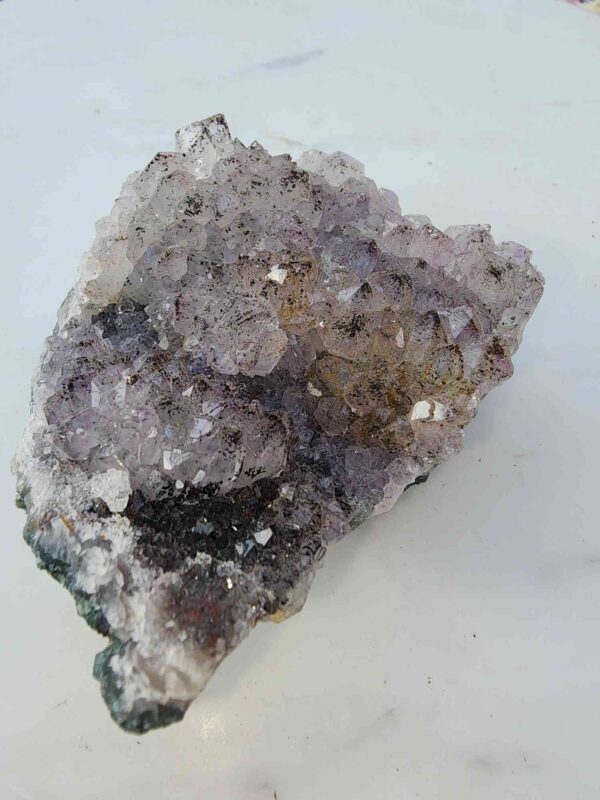 Brazilian Amethyst Crystal Cluster With Cluster Flower - Image 2