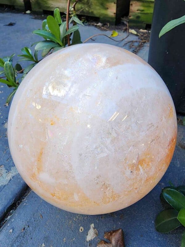 High Quality Fire Quartz Crystal Sphere - Image 3