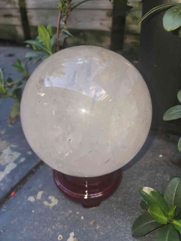 High Quality Clear Quartz Crystal Sphere - Image 2