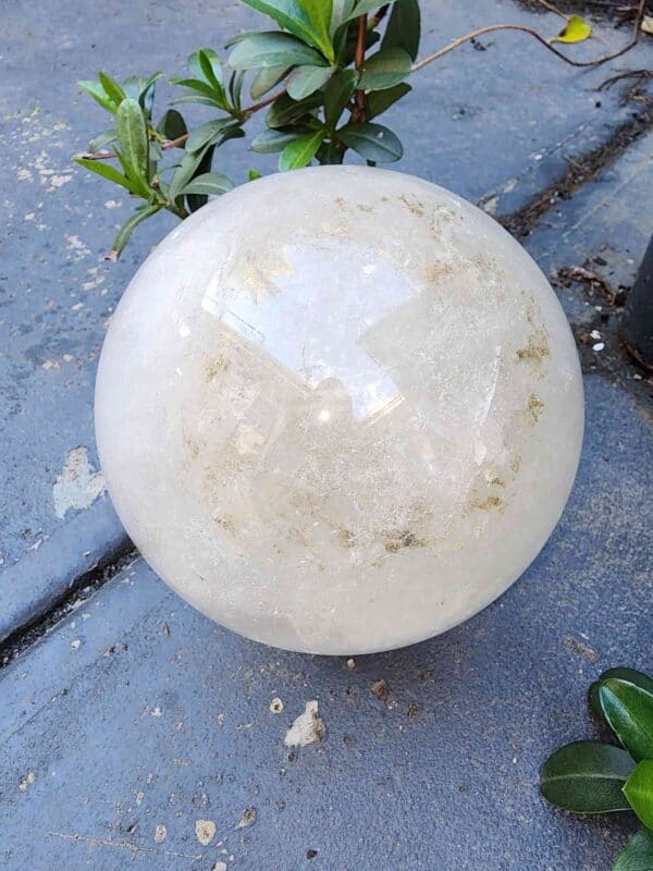 Natural Clear Quartz Crystal Sphere - Image 2